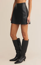 Load image into Gallery viewer, Z SUPPLY-ALLEGRA FAUX LEATHER MINI SKIRT