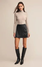 Load image into Gallery viewer, Z SUPPLY-ALLEGRA FAUX LEATHER MINI SKIRT