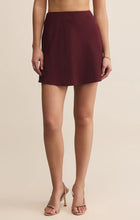 Load image into Gallery viewer, Z SUPPLY-CHABLIS MINI SKIRT IN MERLOT