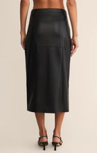 Load image into Gallery viewer, Z SUPPLY-REINE FAUX LEATHER MIDI SKIRT