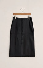 Load image into Gallery viewer, Z SUPPLY-REINE FAUX LEATHER MIDI SKIRT