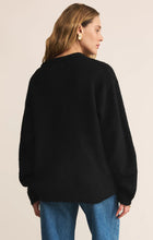 Load image into Gallery viewer, Z SUPPLY-SNOWED IN SWEATER IN BLACK