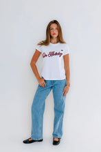 Load image into Gallery viewer, SUNNIY SOMEWHERE-ON HOLIDAY FEMME WHITE CREW