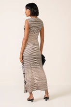 Load image into Gallery viewer, SANCTUARY-SHIRRED MESH DRESS IN FROST