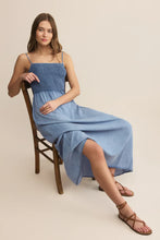 Load image into Gallery viewer, Z SUPPLY-BAYSIDE CHAMBRAY MIDI DRESS