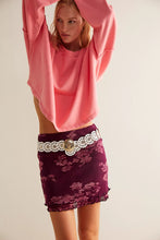 Load image into Gallery viewer, FREE PEOPLE- POPPY MESH SKIRT