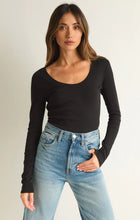 Load image into Gallery viewer, Z Supply- Sirena Rib Ls Tee