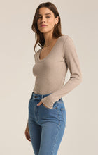 Load image into Gallery viewer, Z Supply- Sirena Rib Ls Tee Htp