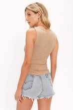 Load image into Gallery viewer, Project Social T ribbed hook tank top