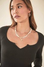 Load image into Gallery viewer, Project Social T- Odin Notch Ribbed Longsleeve