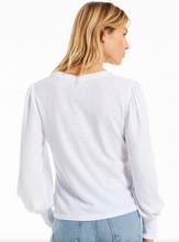 Load image into Gallery viewer, Z Supply- Emery LS White Top