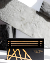 Load image into Gallery viewer, The Everlasting Candle color Champagne is a warm and rosy shade creating a relaxing, homely atmosphere with added expression and extravagance. An elegant and unique steel oil candle that doesn't melt down. Product Highlights Made of steel Doesn't burn down 8 inches in length