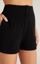 Load image into Gallery viewer, Keaton Linen Black Shorts