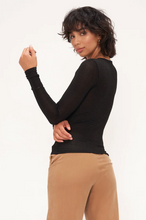 Load image into Gallery viewer, Project Social T- Cassidy Cut out Lurex LS