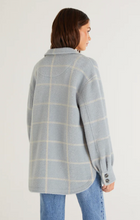 Load image into Gallery viewer, Z Supply- Plaid Tucker Jacket- Morning Fog
