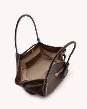 Load image into Gallery viewer, JW PEI-HANA LARGE TOTE DARK BROWN
