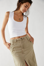 Load image into Gallery viewer, FREE PEOPLE-CLEAN LINES CAMI IN WHITE
