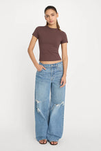Load image into Gallery viewer, GOOD AMERICAN-SUPER STRETCH BABY TEE
