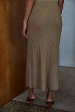 Load image into Gallery viewer, BY TOGETHER-SHIMMER RIBBED SKIRT
