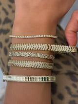 Load image into Gallery viewer, JTG-FULL PAVE ARROW STRETCHY BRACELET
