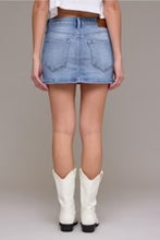 Load image into Gallery viewer, HIDDEN-PEYTON DENIM SKIRT
