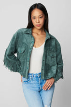 Load image into Gallery viewer, BLANK NYC-OLIVE BRANCH SHACKET
