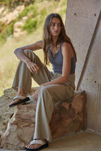 Load image into Gallery viewer, BY TOGETHER- HENLEY RIBBED TANK
