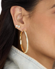 Load image into Gallery viewer, MELINDA MARIA- ASHLEY REVERSIBLE HOOPS 2”
