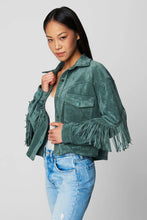 Load image into Gallery viewer, BLANK NYC-OLIVE BRANCH SHACKET
