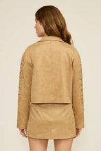 Load image into Gallery viewer, LUCY PARIS-PRESLEY FAUX SUEDE JACKET
