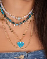 Load image into Gallery viewer, JTG-CLEAR OPAL PUKKA NECKLACE
