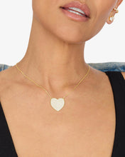 Load image into Gallery viewer, MELINDA MARIA- XL YOU HAVE MY WHOLE HEART PAVE NECKLACE 15”
