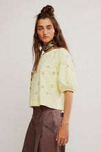 Load image into Gallery viewer, FREE PEOPLE-JESSIE EYELET TEE
