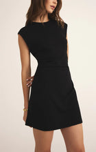 Load image into Gallery viewer, Z SUPPLY- CAMINO TEXTURED MINI DRESS BLACK
