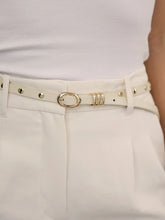 Load image into Gallery viewer, ETTIKA-CLASSIC STUDDED SKINNY BELT
