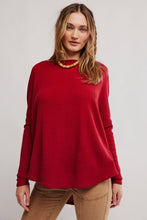 Load image into Gallery viewer, WE THE FREE-LATTE BLUES THERMAL TOP
