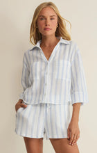 Load image into Gallery viewer, Z SUPPLY-HELENA STRIPED AIRY GAUZE SHIRT
