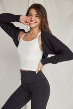 Load image into Gallery viewer, Strut This-black Shrug
