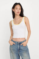 GOOD AMERICAN-SUPER STRETCH RINGER TANK
