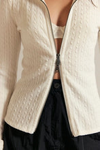 Load image into Gallery viewer, FREE PEOPLE-BRUNCH GIRL ZIP UP
