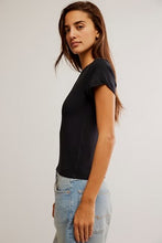 Load image into Gallery viewer, FREE PEOPLE-THE TEE THAT GOT AWAY BLACK
