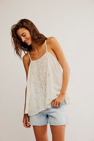 FREE PEOPLE-LAST DANCE APRON TOP IVORY