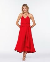 Load image into Gallery viewer, BISHOP + YOUNG- FREE SPIRIT BUBBLE TOP IN CHERRY
