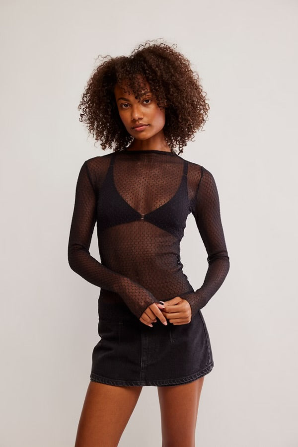 FREE PEOPLE-MINDING MY BUSINESS TOP
