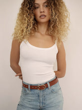 Load image into Gallery viewer, ETTIKA-BOYFRIEND STUD BELT IN COGNAC
