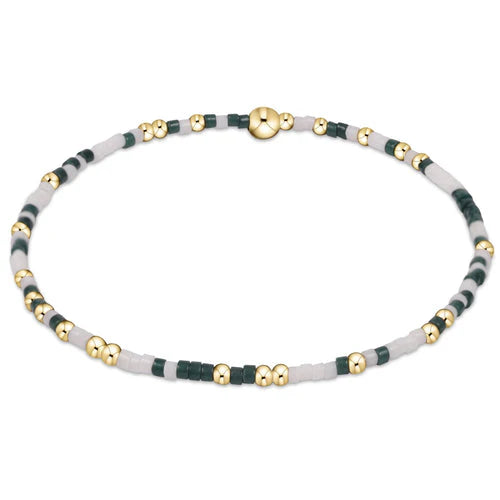 ENEWTON-GAMEDAY HOPE UNWRITTEN BRACELET DARK GREEN-WHITE