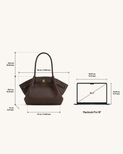 Load image into Gallery viewer, JW PEI-HANA LARGE TOTE DARK BROWN
