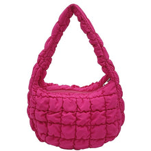 Load image into Gallery viewer, SMALL QUILTED PUFFER BAG
