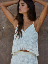 Load image into Gallery viewer, BY TOGETHER-FLORAL LACE CAMI TOP
