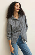 Z SUPPLY-SEAPORT GINGHAM BUTTON-UP IN ECLIPSE